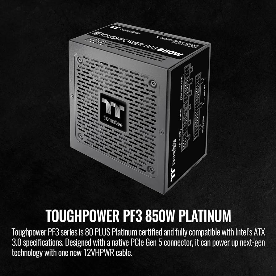 Amazon.com: Thermaltake Toughpower PF3 ATX 3.0 850W 80+